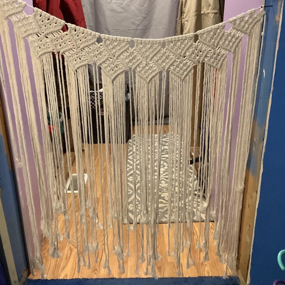 Handwoven Macrame Wall hanging/Tapestry/Curtain Bohemian Style